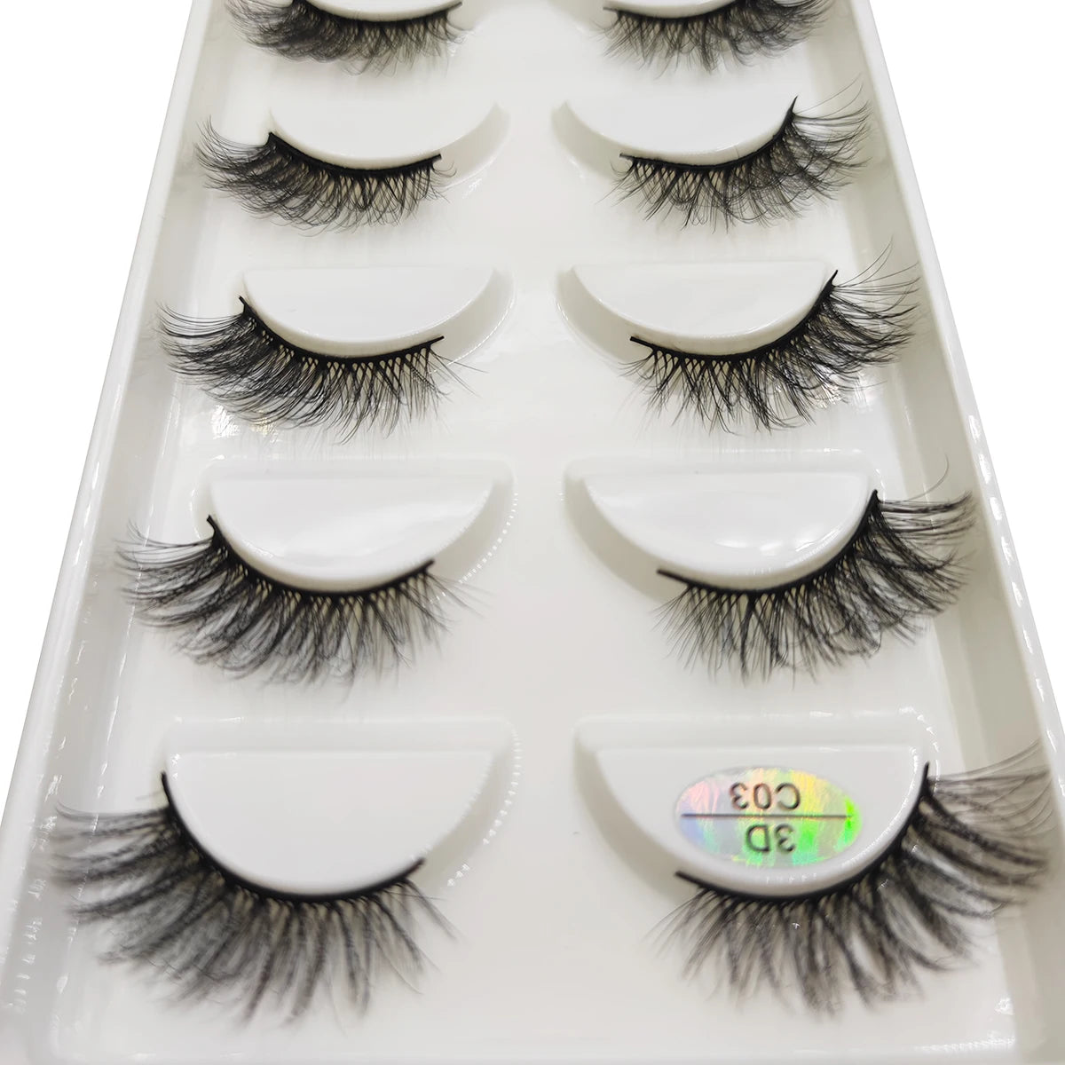 15 Style 5 Pairs 3D Eyelashes Natural False Eye Lashes Thick Faux Mink Lashes Soft Fake Eyelash Wispy Makeup Cilios
