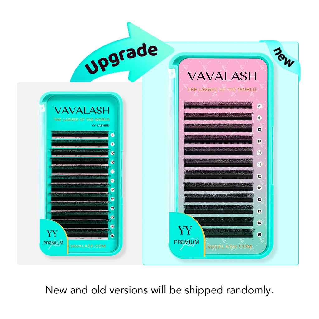 VAVALASH YY Shape Eyelash Extensions C D Curl Lashes Natural Soft Premade Volume Fans Two Tips Y-Shaped False Eyelashes