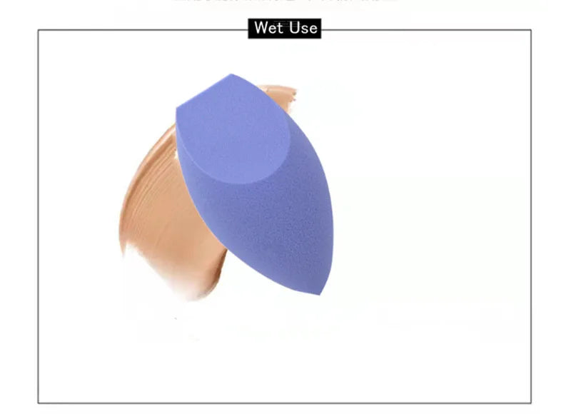 10pcs Black Makeup Applicator Super Soft Sponge Powder Blender Smooth Foundation Contour Blending Puff