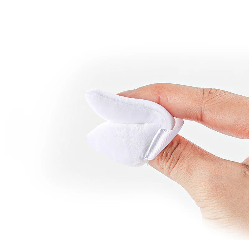 1/2/3/6Pcs Triangle Velvet Powder Puff Face Cosmetic Eye Beauty Makeup Tool Reusable Sponge Washable Mini Powder Puff Accessorie