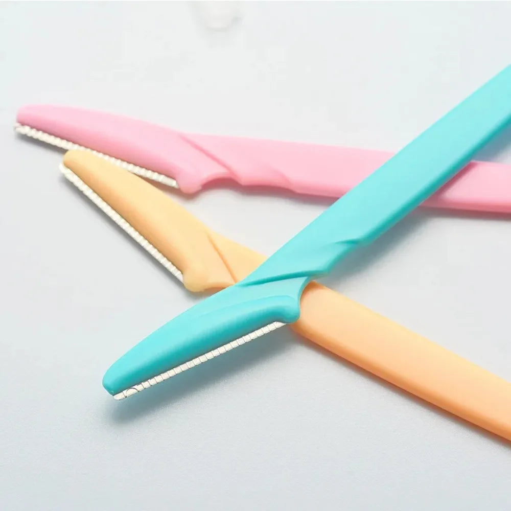 KSHBO New 2025 Eyebrow Razor for Women, 10Pcs Dermaplaning Tool for Face Professional, Face Razor for Women Facial Hair Remover