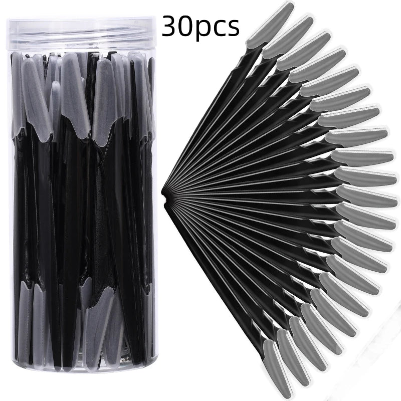 30/40pcsbrow Razor and Face Razor for Women and Men, Eyebrow Hair Trimmer and Shaver with Protective Cover,Safe