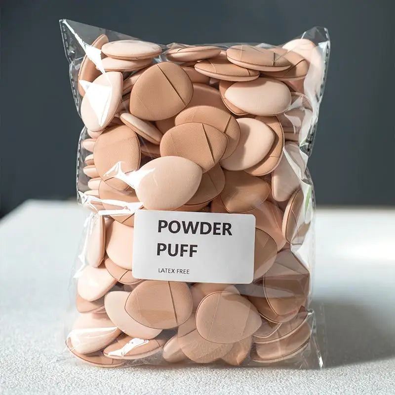 Mini Cushion Powder Puff, Finger Soft Powder Puff, Dry and Wet Dual-purpose Touch-up and Concealer Makeup Tool