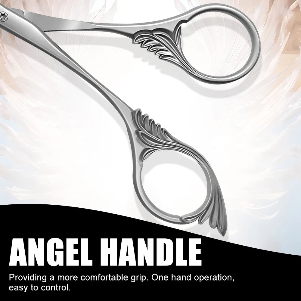 1Pcs Eyebrow Scissors with Comb  Stainless Steel Eyebrow Trimmer for Women Men  Eye Brow Trimmer Scissors Effortless Grooming