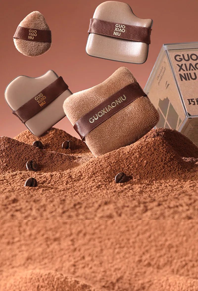 Guoxiaoniu 6PCS Makeup Blender Puff Air Cushion Foundation Sponge Loose Powder Puffs Cosmetic Applicator Tool Wholesale