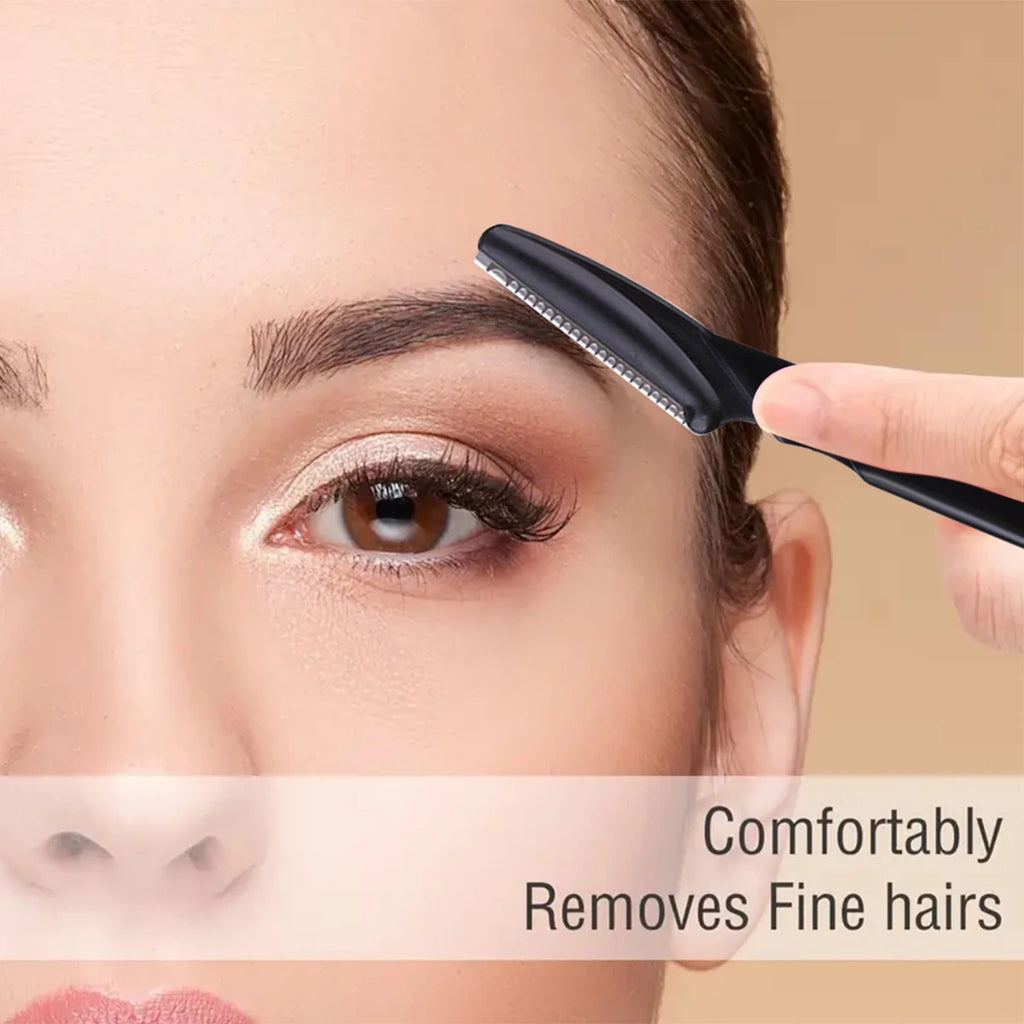 10/30/40Pcs Eyebrow Razor Facial Razor for Women Multipurpose Exfoliating Dermaplaning Tools with Precision Cover Safety Beauty