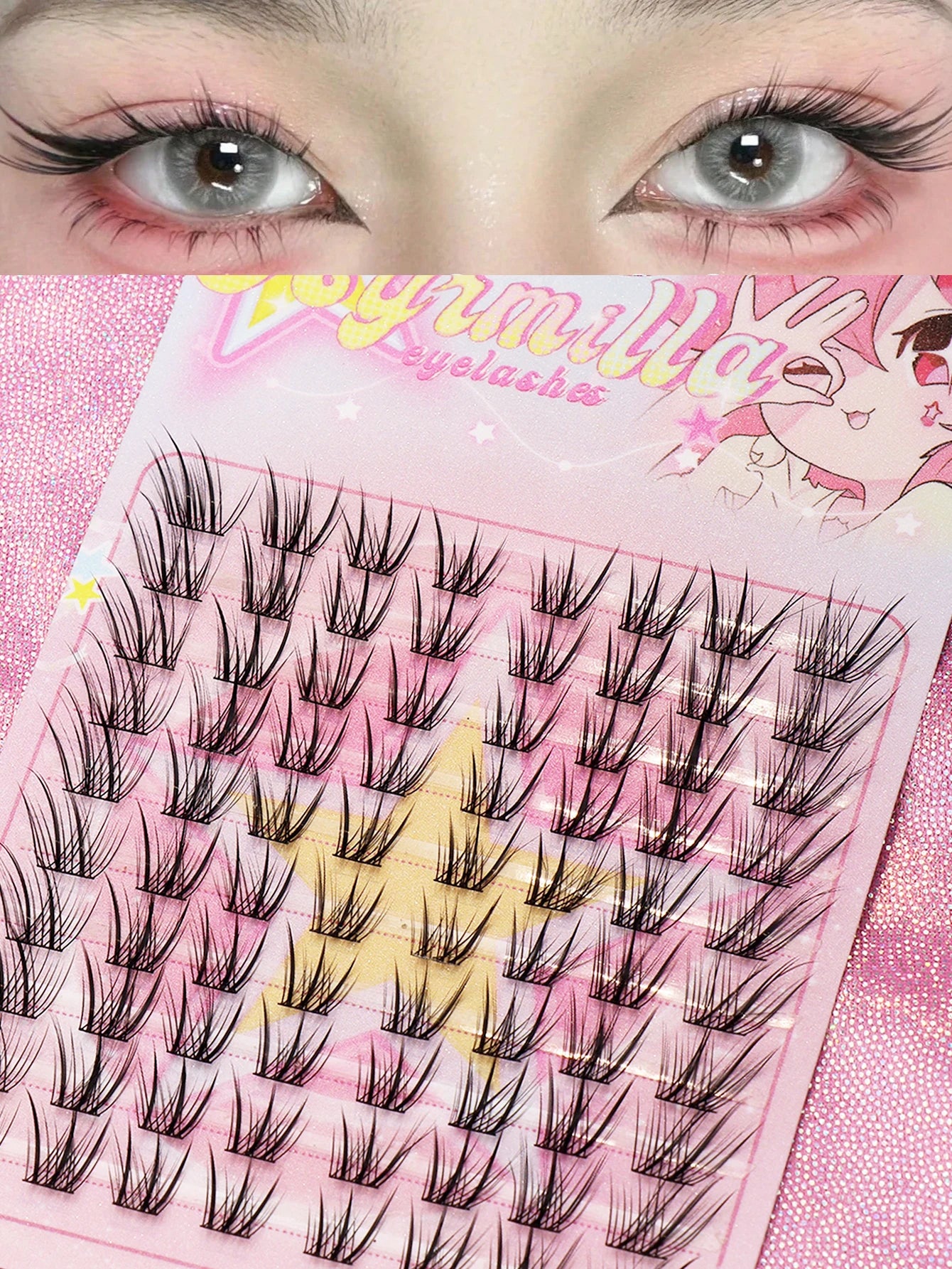 80 naturally extending false eyelashes, party, travel, daily work, meeting, beauty tools, large capacity, selectable eyelashes