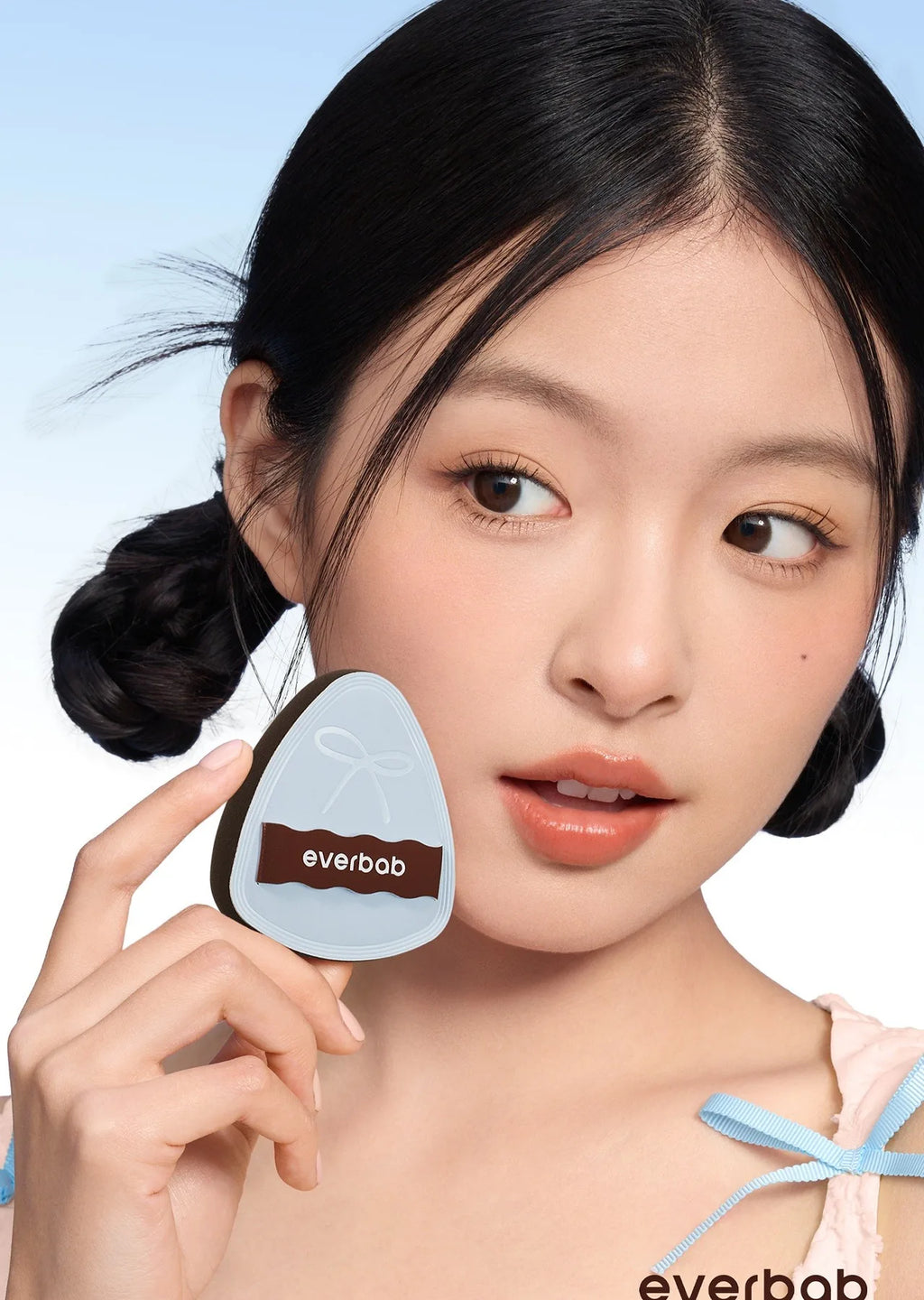 Everbab 2pcs Soft Air Cushion Makeup Puff, Blending Foundation Sponge for Wet Dry Use, Non-Absorbent Face Powder Puff for Makeup