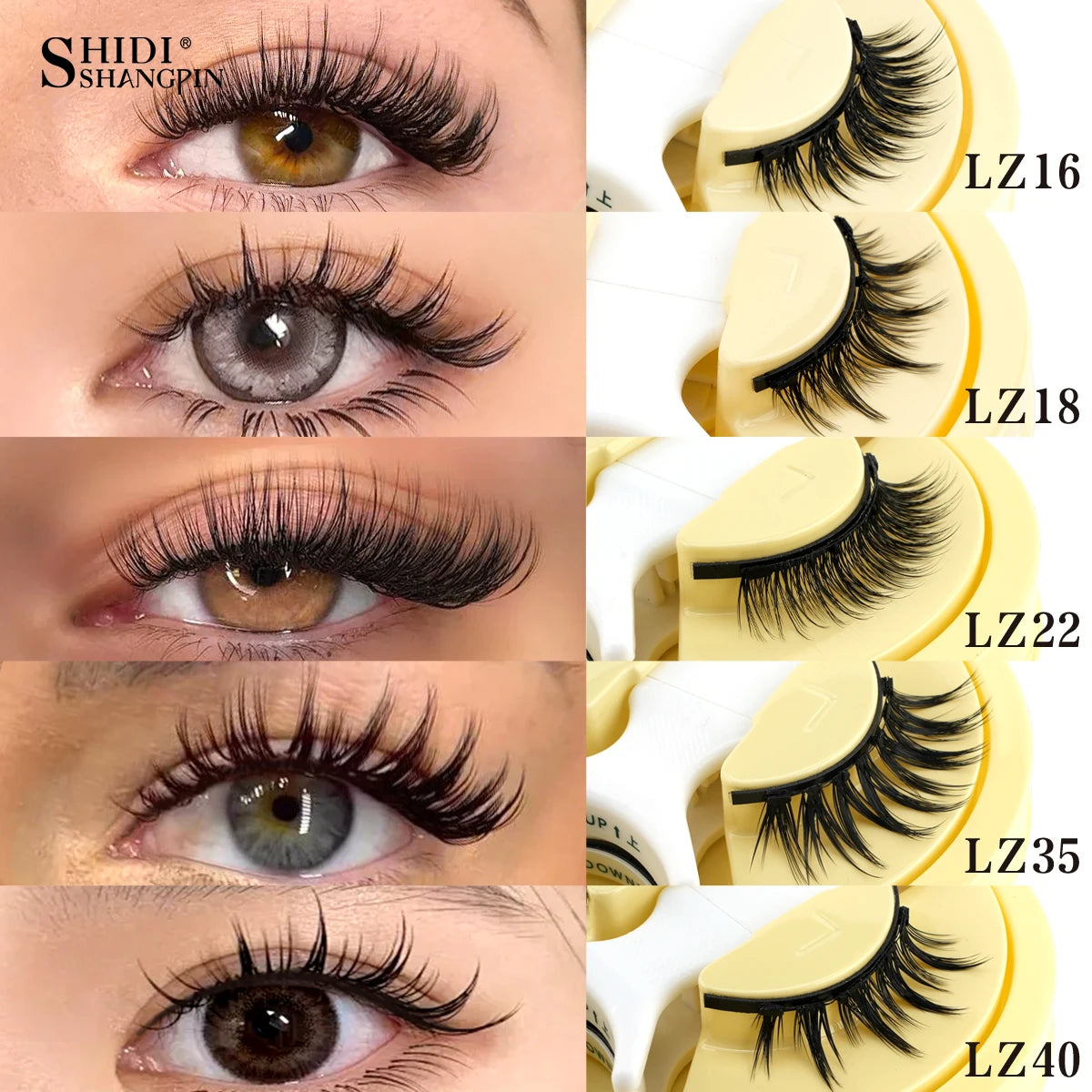 Reusable Magnetic Eyelashes Kit With Magnetic Tweezers Makeup Tool Handmade Fluffy Faux Mink Lashes Natural Long False Eyelashes