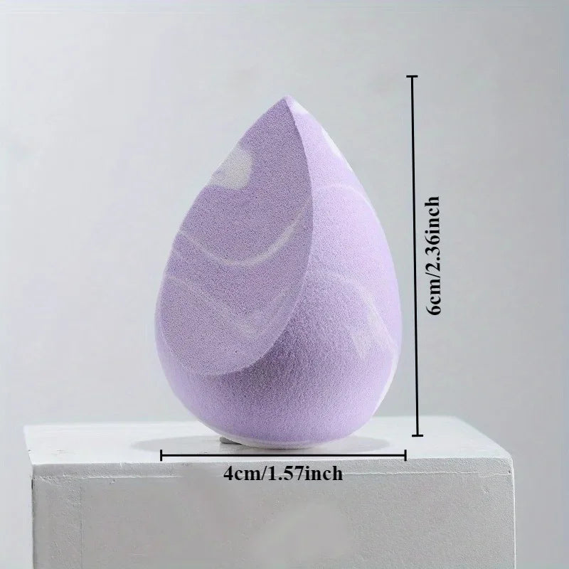 1Pc Makeup sponge beauty egg gradient color soft double-sided wet and dual-use fit without eating powder