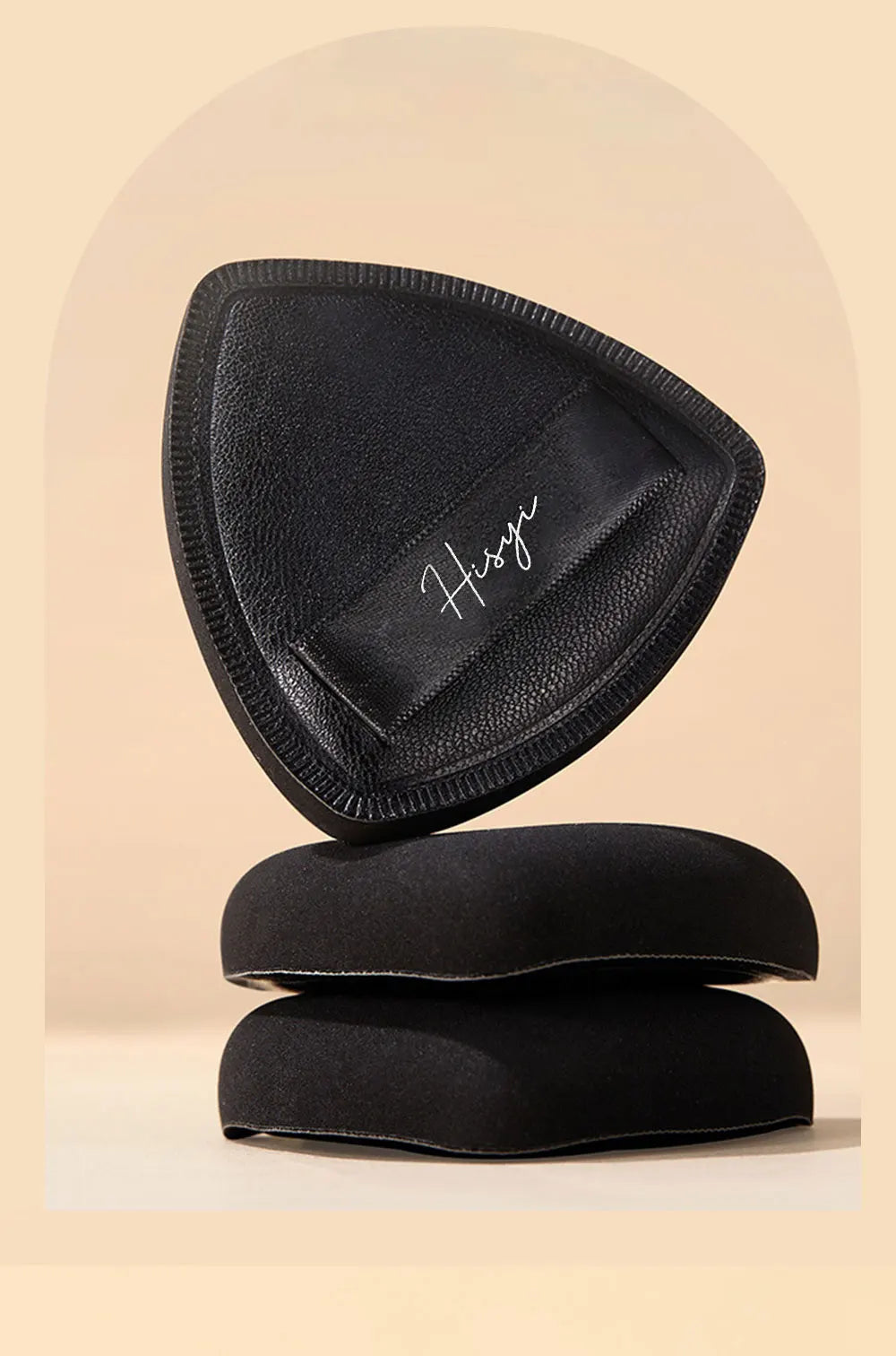 Black Triangle Powder Puff Facial Makeup Sponge Soft Velvet Cosmetics Puff Mixer Beauty Foundation Make-Up Sponge Makeup Access