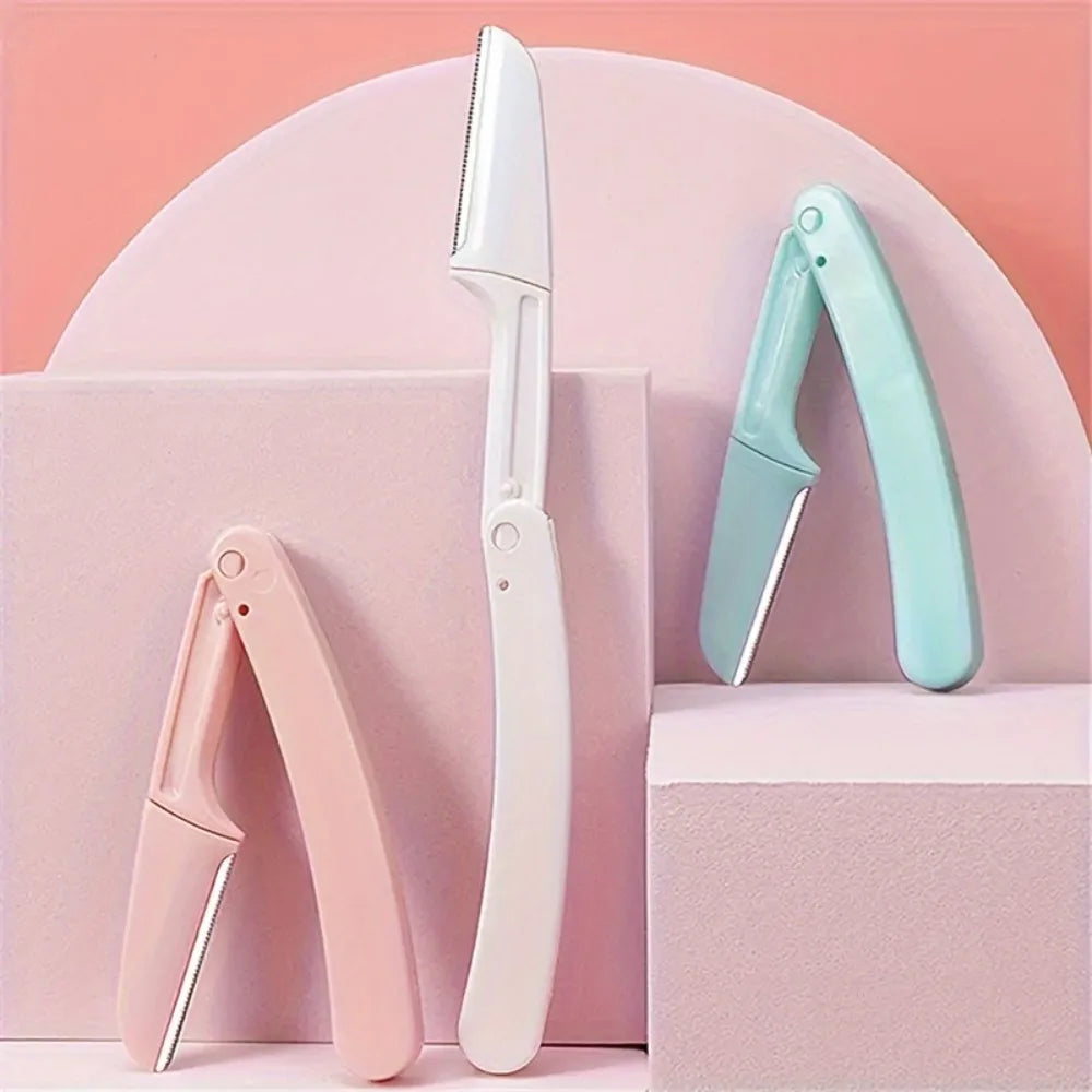 10/15pcs/set Women's Facial Care Hair Removal Tool Makeup Razor, Eyebrow Trimmer Safety Razor - Perfect Eyebrow Trimming Tool