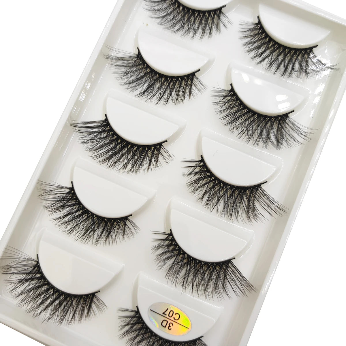 15 Style 5 Pairs 3D Eyelashes Natural False Eye Lashes Thick Faux Mink Lashes Soft Fake Eyelash Wispy Makeup Cilios