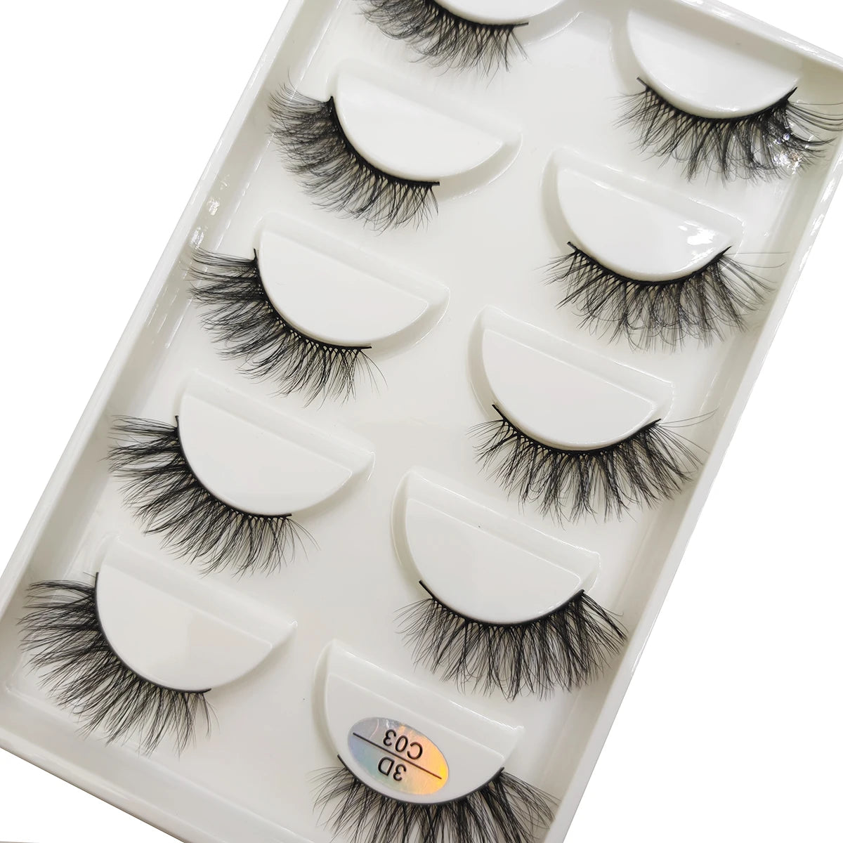 15 Style 5 Pairs 3D Eyelashes Natural False Eye Lashes Thick Faux Mink Lashes Soft Fake Eyelash Wispy Makeup Cilios