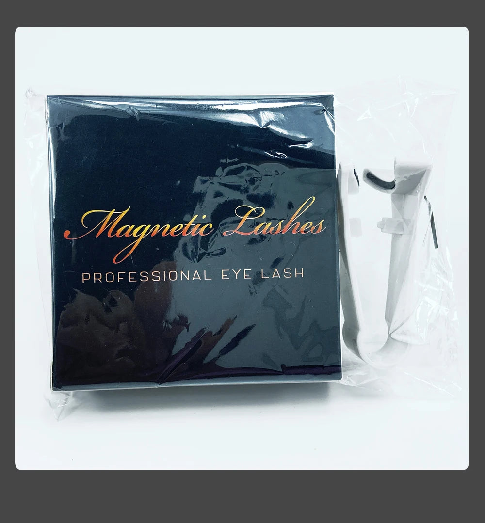 RED SIREN Magnetic Eyelashes With Applicator Reusable Natural Magnetic Lashes Kit No Glue Needed Soft Clear Band False Eyelashes