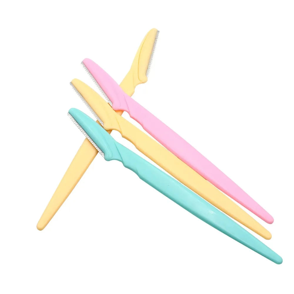 KSHBO New 2025 Eyebrow Razor for Women, 10Pcs Dermaplaning Tool for Face Professional, Face Razor for Women Facial Hair Remover