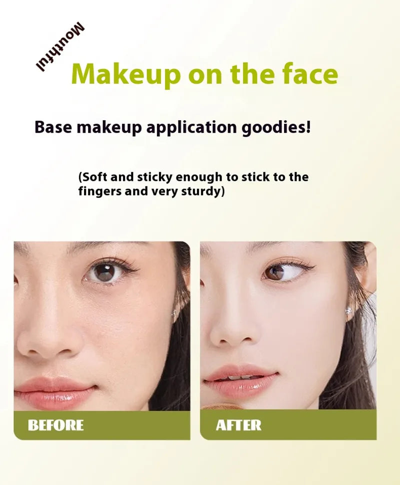 2PCS Makeup Blender Puff Air Cushion Foundation Sponge Loose Powder Puffs Mango-shaped  Cosmetic Applicator Tool Wholesale