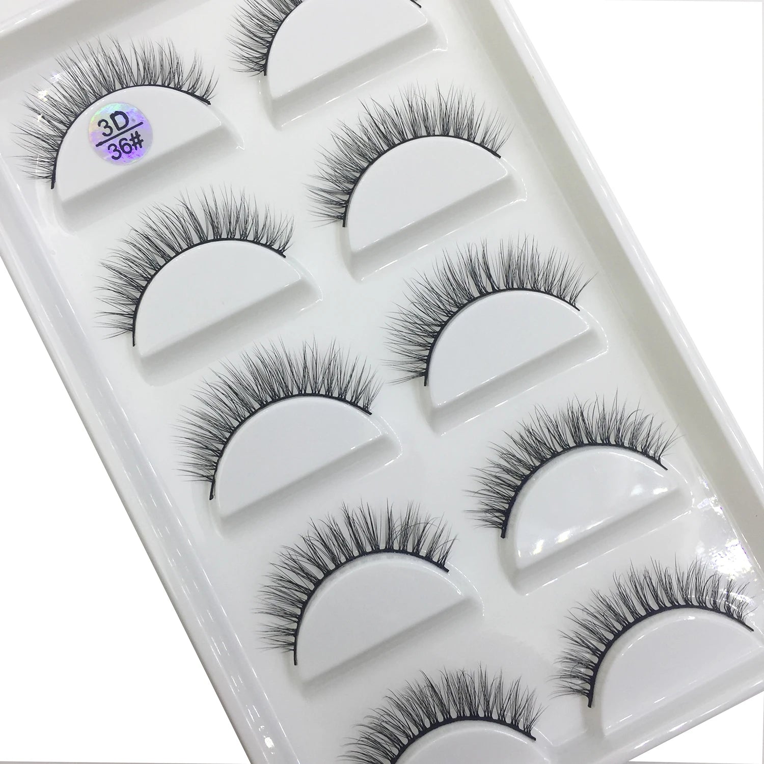 15 Style 5 Pairs 3D Eyelashes Natural False Eye Lashes Thick Faux Mink Lashes Soft Fake Eyelash Wispy Makeup Cilios