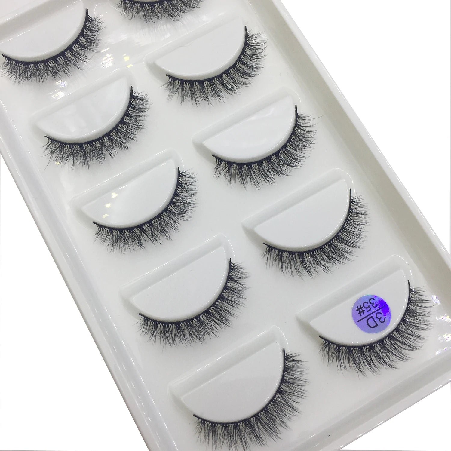15 Style 5 Pairs 3D Eyelashes Natural False Eye Lashes Thick Faux Mink Lashes Soft Fake Eyelash Wispy Makeup Cilios