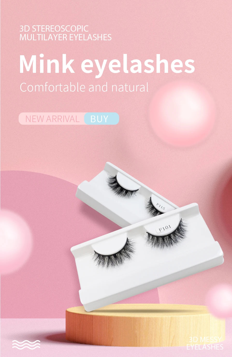Natural Mink Lashes High Quality Fashion Classic Soft Full Strip Lashes Makeup 12mm Short Mink Eyelashes