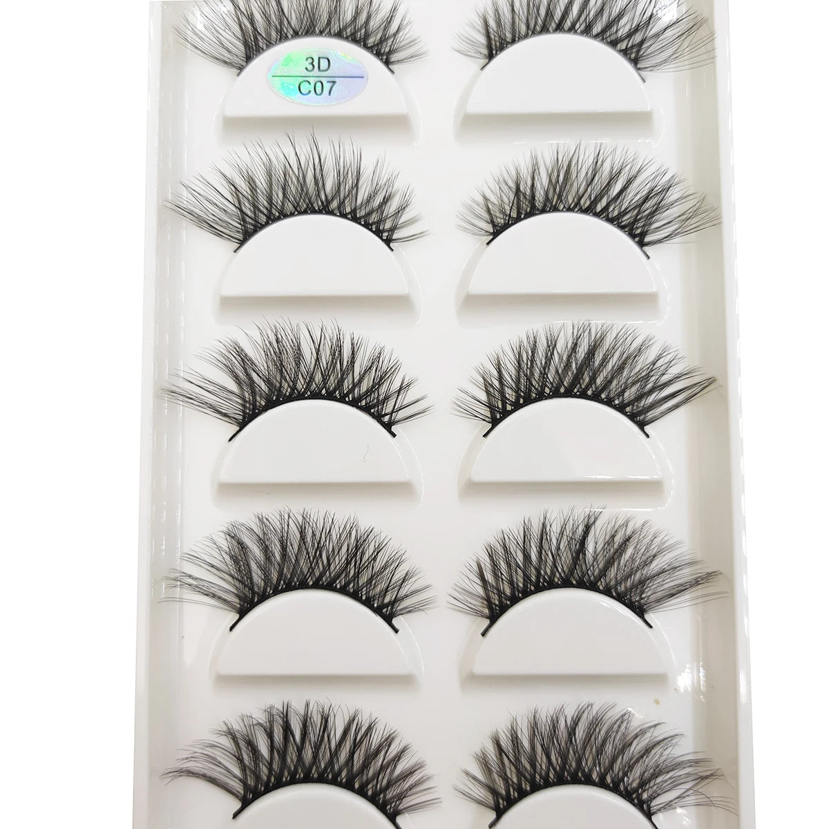 15 Style 5 Pairs 3D Eyelashes Natural False Eye Lashes Thick Faux Mink Lashes Soft Fake Eyelash Wispy Makeup Cilios