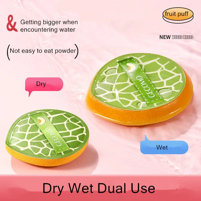 2pcs Cosmetic Puff Super Soft Sponge Air Cushion Powder Puffs Foundation Concealer Blender Applicator Dry and Wet Makeup Tools