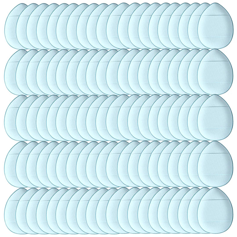 50/100PCS Mini Finger Puff Makeup Sponge Puffs Concealer Foundation Air Cushion Cosmetic Tool Dry Wet For Women Beauty Wholesale