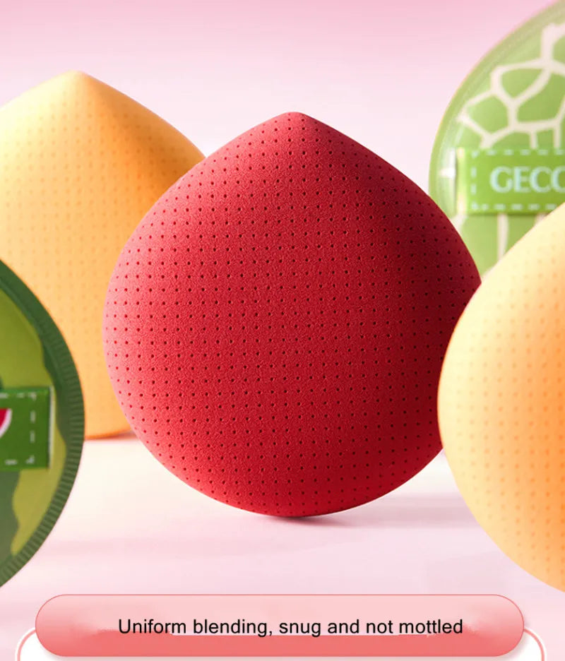 2pcs Cosmetic Puff Super Soft Sponge Air Cushion Powder Puffs Foundation Concealer Blender Applicator Dry and Wet Makeup Tools