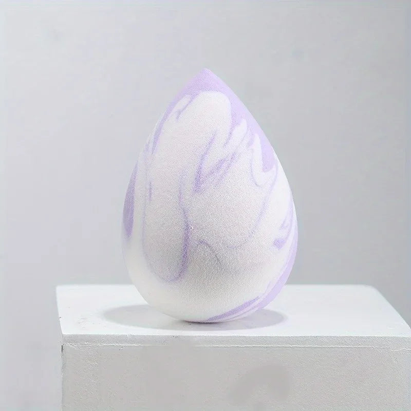 1Pc Makeup sponge beauty egg gradient color soft double-sided wet and dual-use fit without eating powder