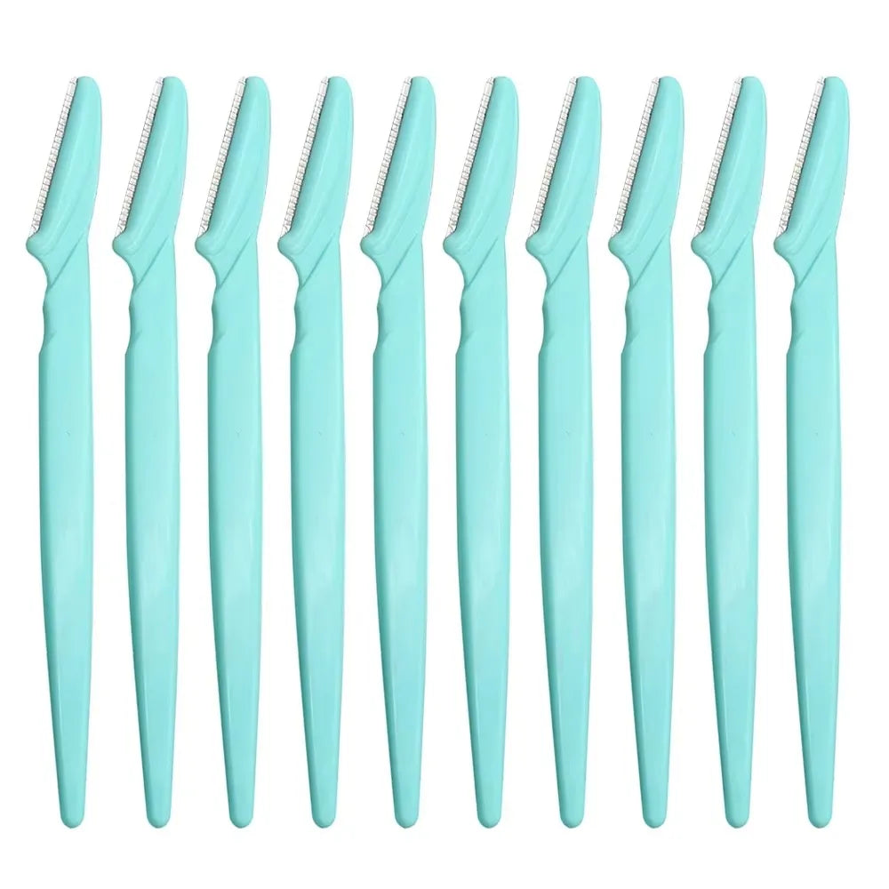 KSHBO New 2025 Eyebrow Razor for Women, 10Pcs Dermaplaning Tool for Face Professional, Face Razor for Women Facial Hair Remover