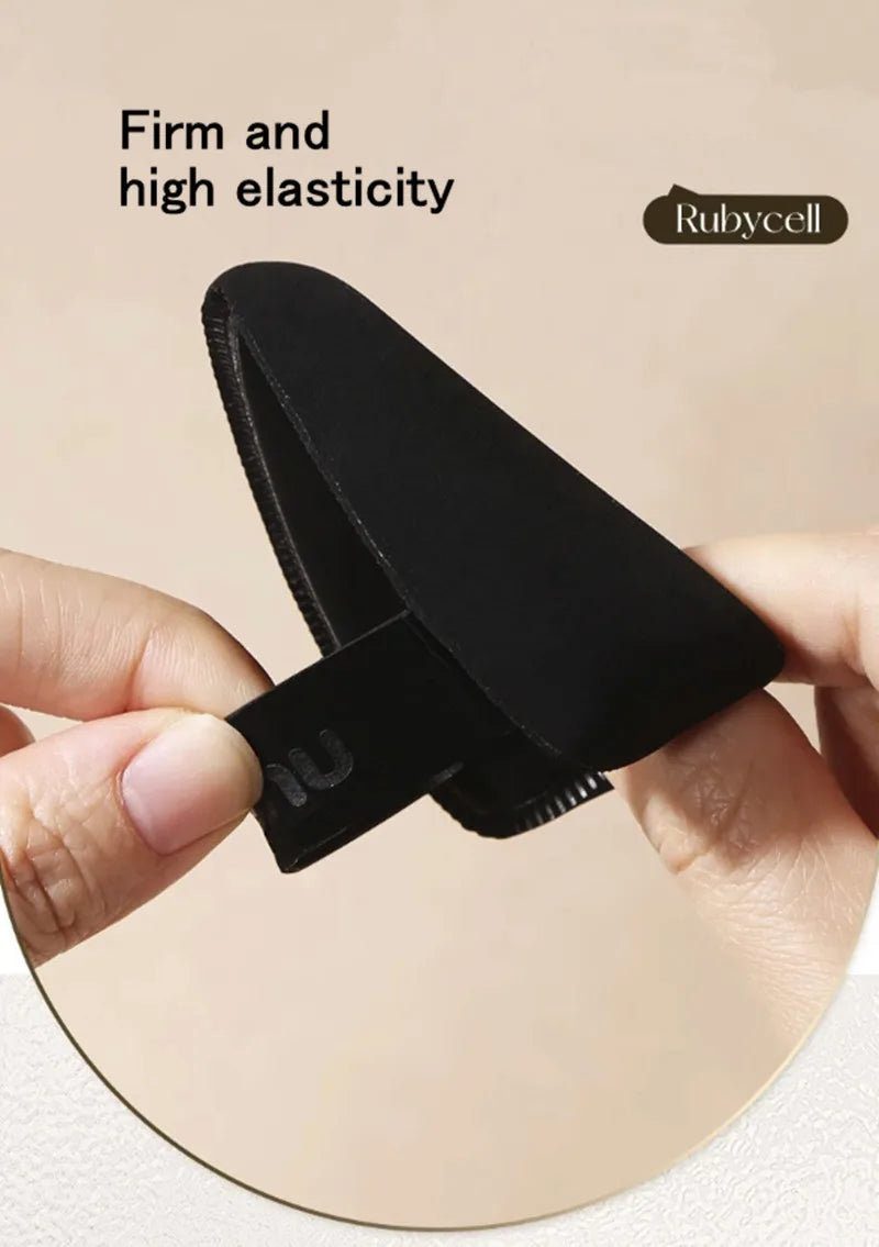 Lishu Black Air Cushion Foundation Puff High Elastic Soft Do Not Eat Powder Makeup Blender Applicator Sponge Wet Dry Dual Use