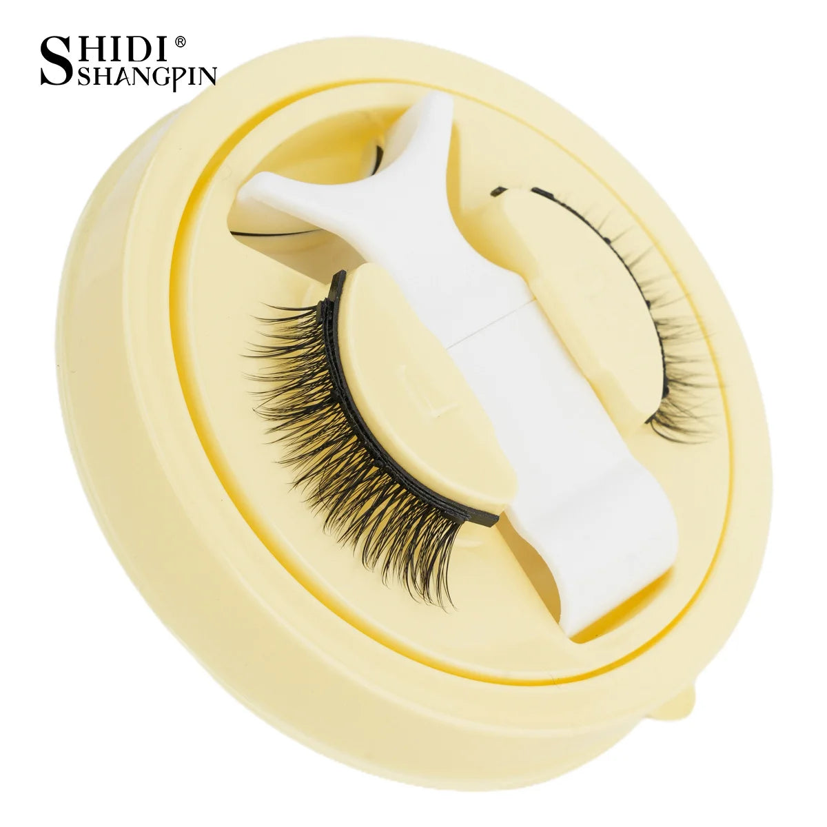 Reusable Magnetic Eyelashes Kit With Magnetic Tweezers Makeup Tool Handmade Fluffy Faux Mink Lashes Natural Long False Eyelashes