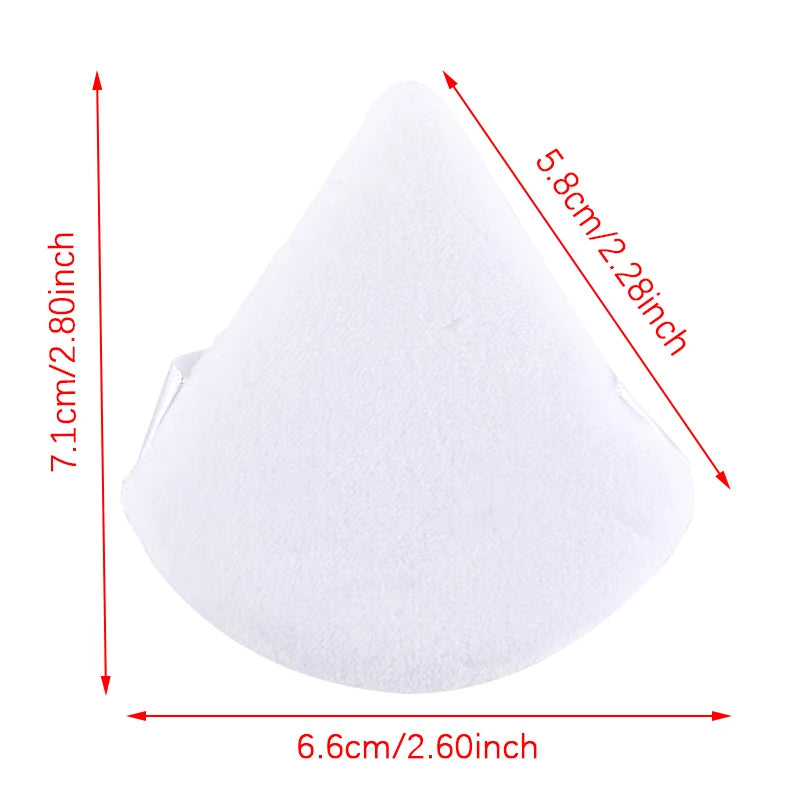 2/3/6Pcs New Triangle Powder Puff Mini Face Makeup Soft Cotton Face Powder Puff Washable Reusable Velvet Makeup Puff Tools
