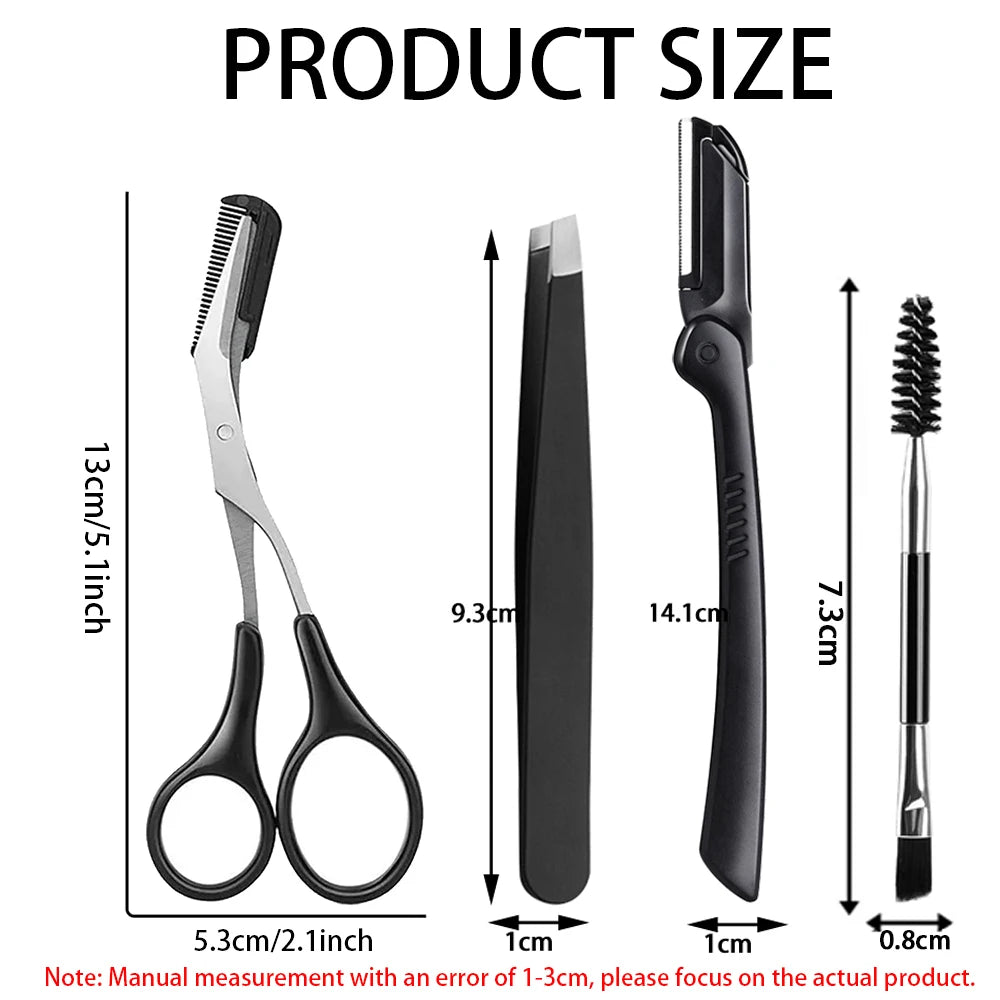 15PCS Eyebrow Razor Set Multipurpose Face Razors For Women And Men Dermaplaning Easy To Use Cutter Shaver Blades Makeup Tool