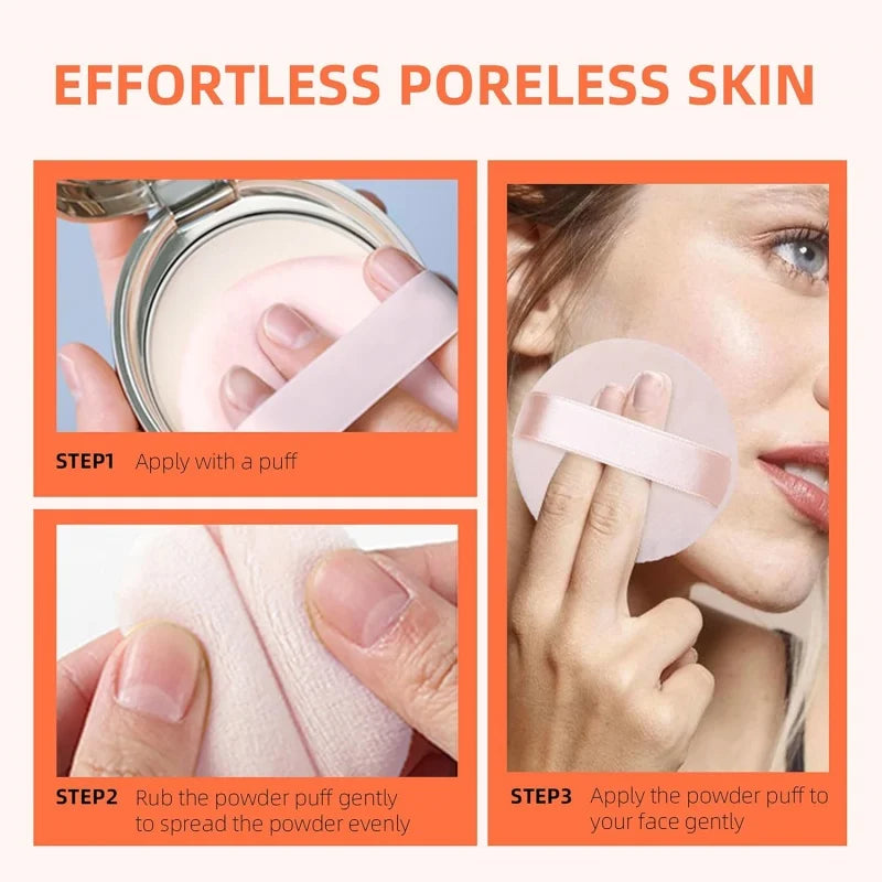 5/10Pcs Soft Velvet Makeup Sponge Loose Powder Cosmetic Puff Double-sided Face Makeup Sponge Concealer Wet Dry Makeup Tools