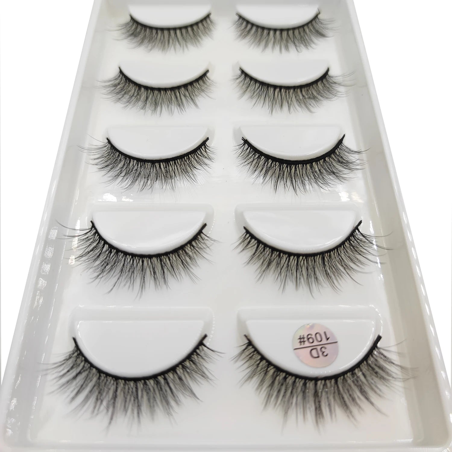 15 Style 5 Pairs 3D Eyelashes Natural False Eye Lashes Thick Faux Mink Lashes Soft Fake Eyelash Wispy Makeup Cilios
