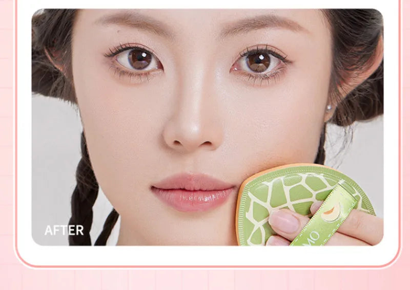 2pcs Cosmetic Puff Super Soft Sponge Air Cushion Powder Puffs Foundation Concealer Blender Applicator Dry and Wet Makeup Tools