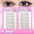 【K-pop 2.0 Style】Self Adhesive False Eyelashes - No Glue Needed Easy to Wear in Seconds Trendy for Daily/Party Eye Makeup