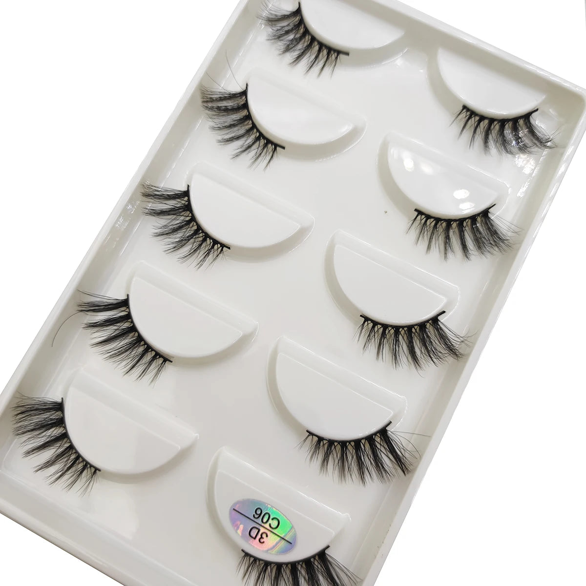 15 Style 5 Pairs 3D Eyelashes Natural False Eye Lashes Thick Faux Mink Lashes Soft Fake Eyelash Wispy Makeup Cilios