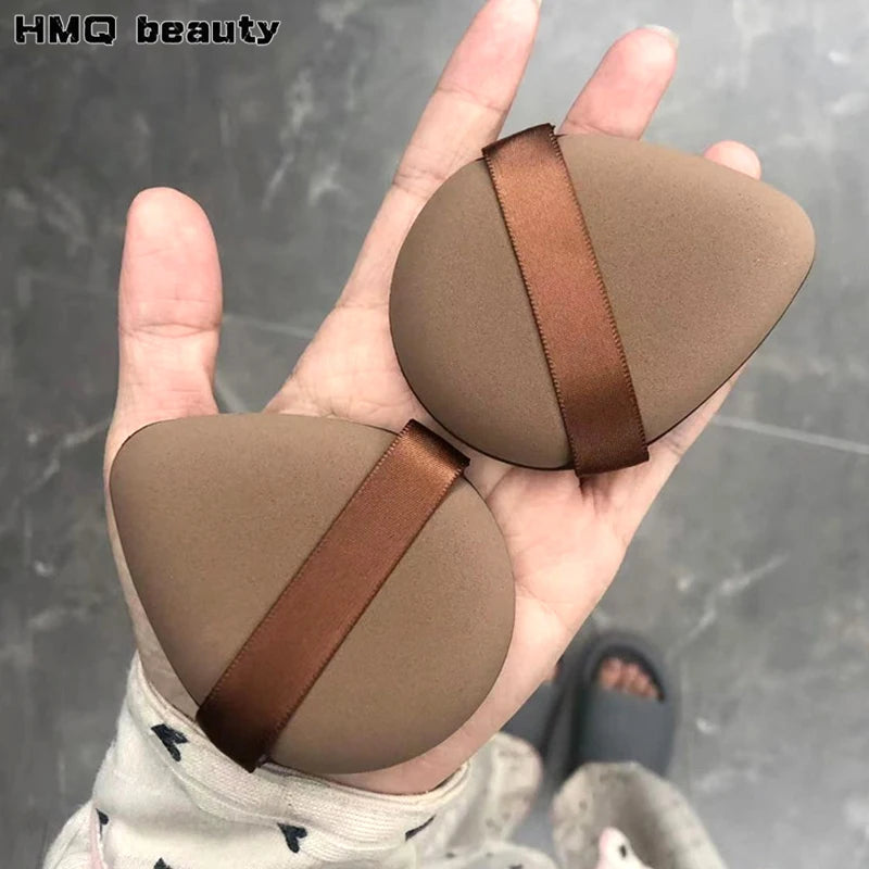 10pcs Soft Cosmetic Sponge Puff Double Side Soft Beauty Makeup Air Cushion Puffs Dry and Wet Use Foundation Cosmetics Tools