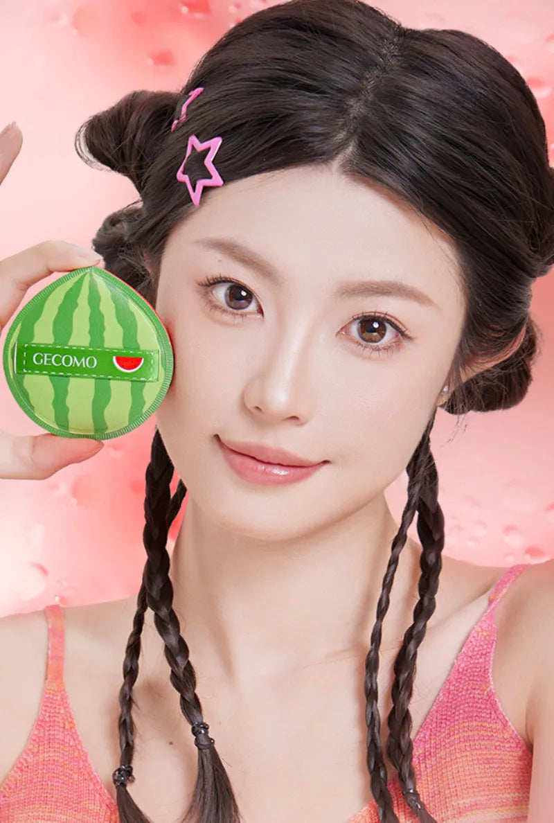 2pcs Cosmetic Puff Super Soft Sponge Air Cushion Powder Puffs Foundation Concealer Blender Applicator Dry and Wet Makeup Tools