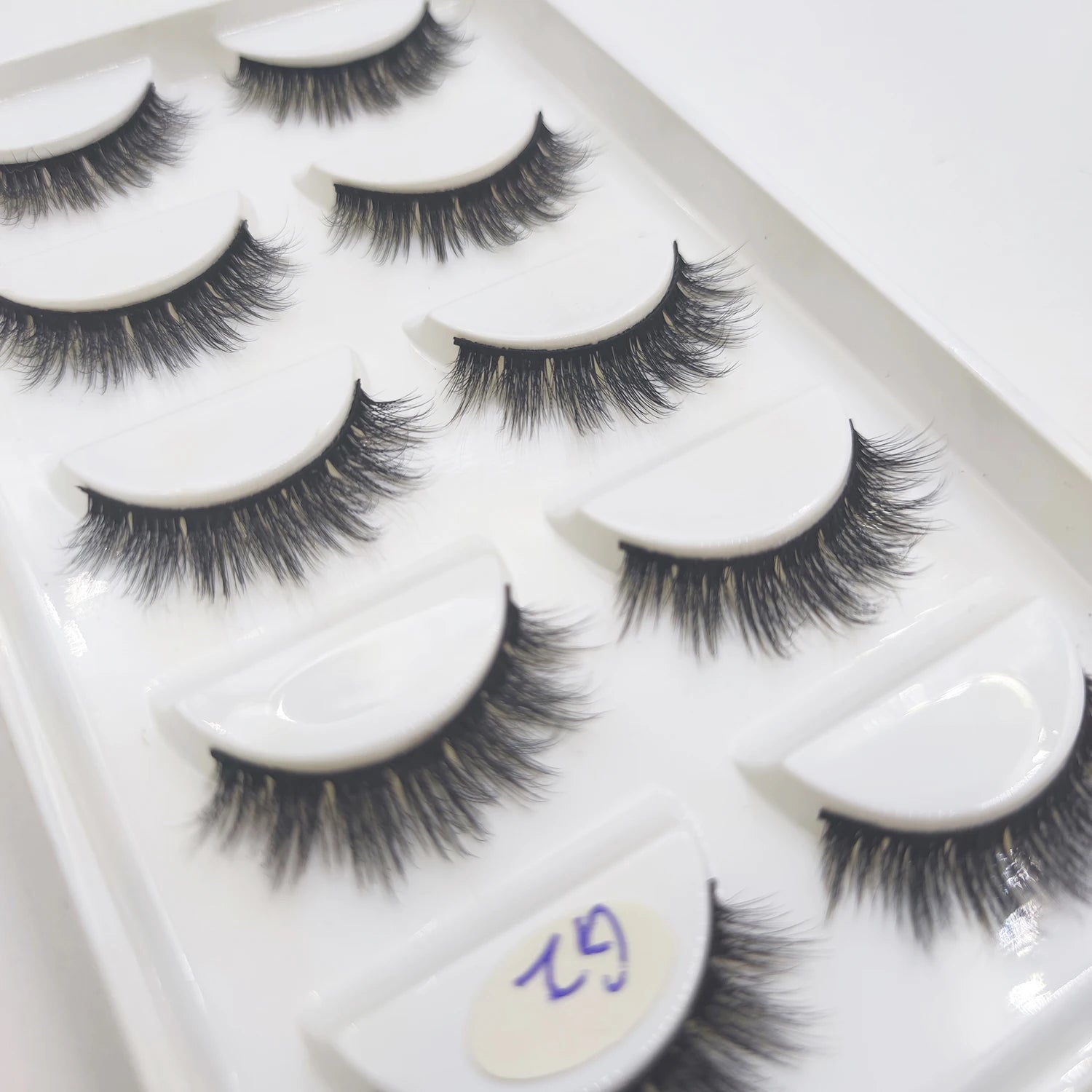 15 Style 5 Pairs 3D Eyelashes Natural False Eye Lashes Thick Faux Mink Lashes Soft Fake Eyelash Wispy Makeup Cilios