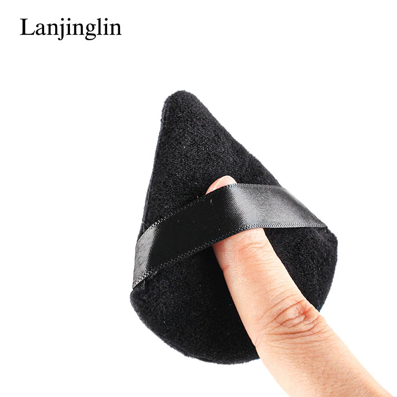 2/3/6Pcs New Triangle Powder Puff Mini Face Makeup Soft Cotton Face Powder Puff Washable Reusable Velvet Makeup Puff Tools