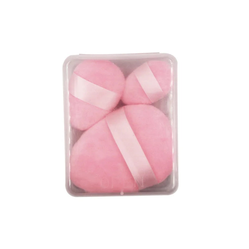 Cotton Purple Powder Puff Large Medium And Small Mini Eye Shadow No Dead Corner Makeup Puff Cosmetic Tool