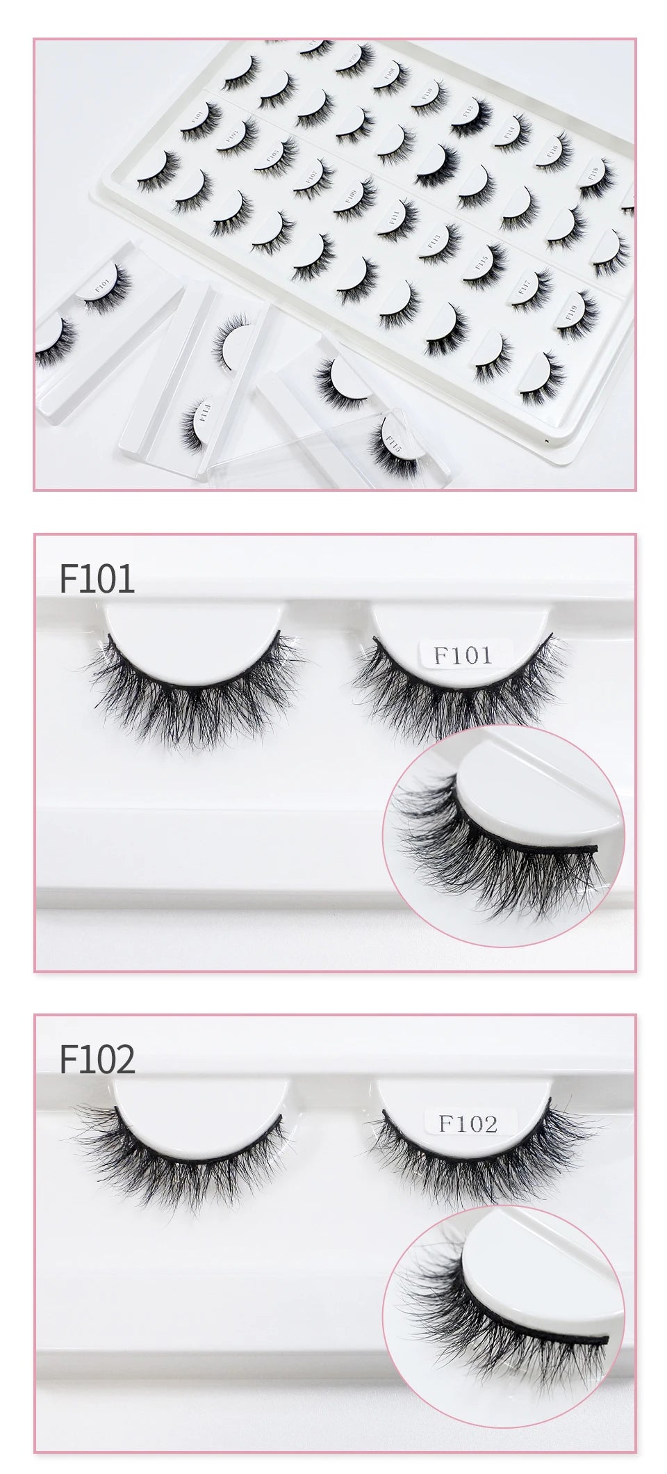 Natural Mink Lashes High Quality Fashion Classic Soft Full Strip Lashes Makeup 12mm Short Mink Eyelashes