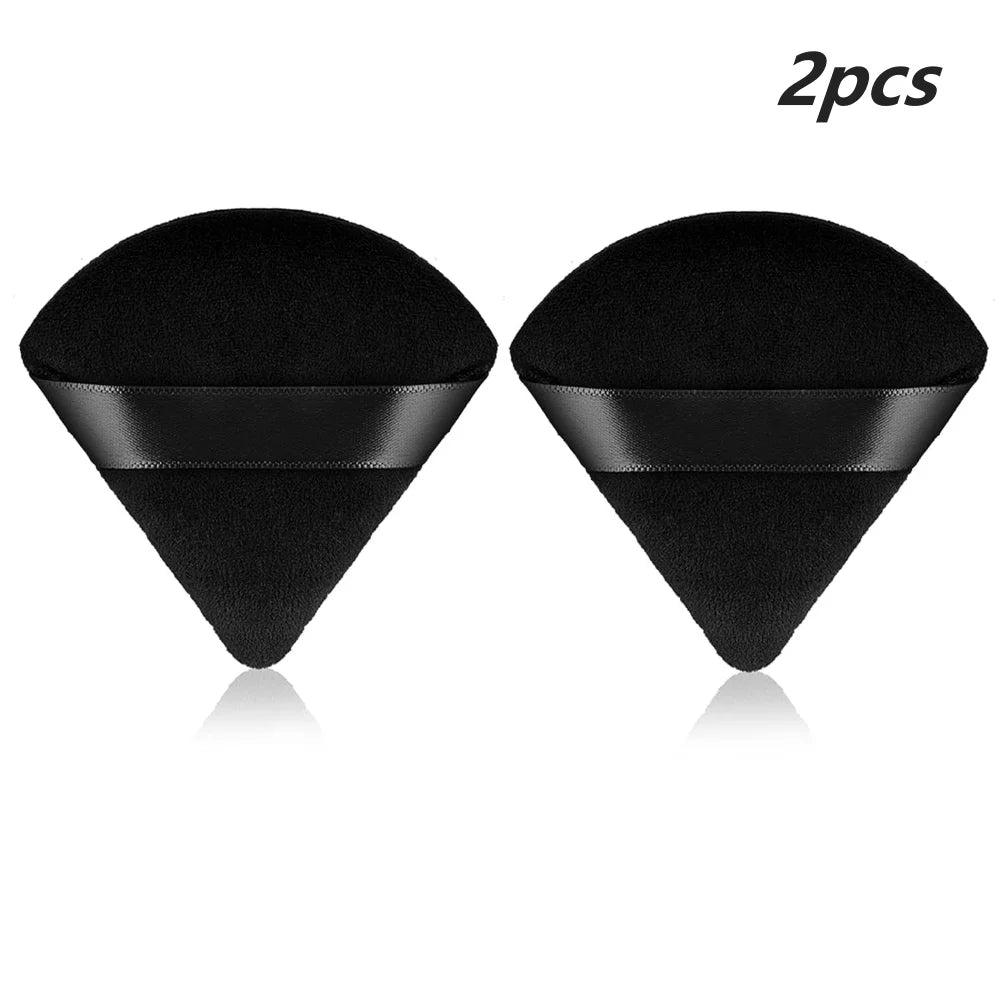 Black/purple Triangle Powder Puff Facial Makeup Sponge Soft Mixer Beauty Foundation Make-Up Sponge Makeup Access