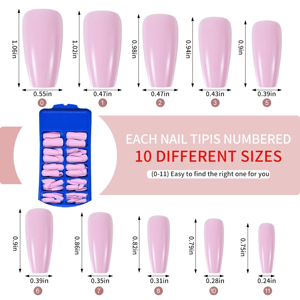 100Pcs Milk White Press On Nails Medium Square Gel False Nails Full Cover Reusable & Natural Acrylic Fake Nails Tips Fingernails