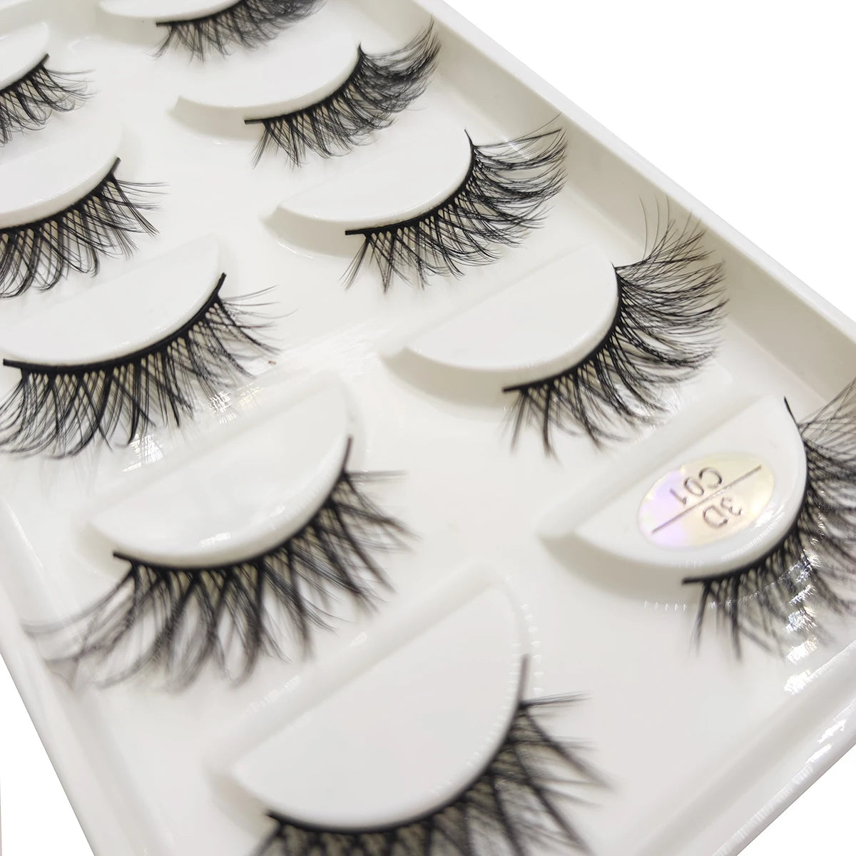 15 Style 5 Pairs 3D Eyelashes Natural False Eye Lashes Thick Faux Mink Lashes Soft Fake Eyelash Wispy Makeup Cilios