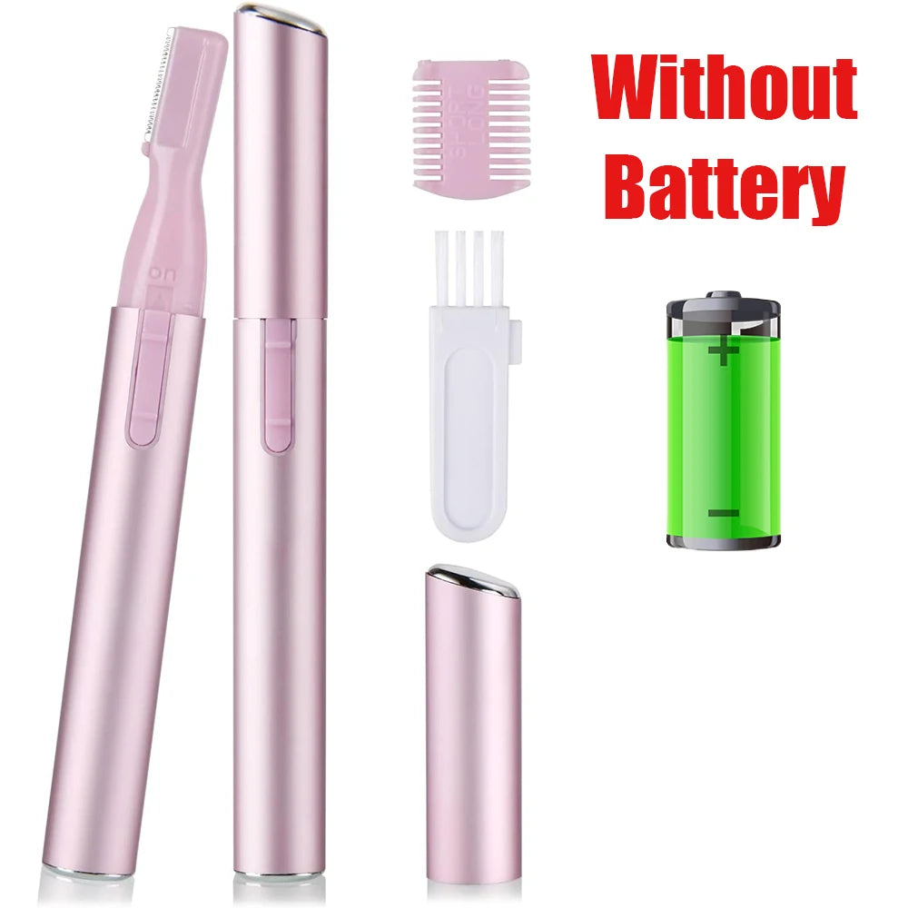 Portable Electric Eyebrow Trimmer Shaver Hair Remover Facial Shaver Pencil Hair Remover for Facial Neck Blur Lips Body Arms Legs
