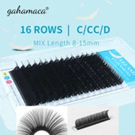GLAMLASH 8D-W Shaped Eyelash Extension C/D/L/LU/M Premade Volume Fans Clover W Style Lashes False Mink Soft Easy Faning Natural